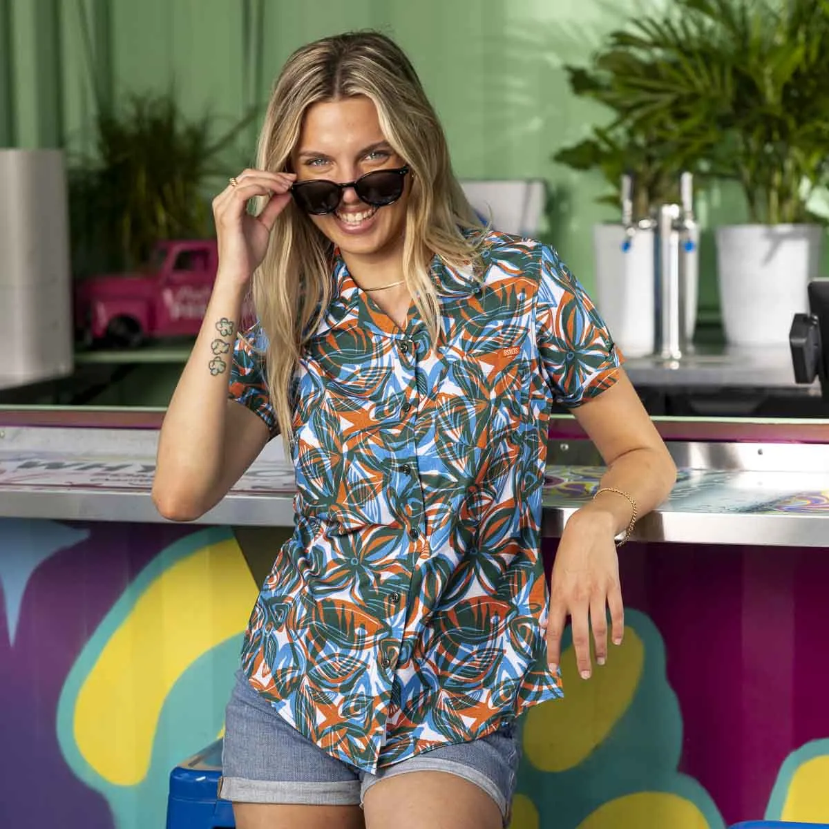 Tapa the World – Women's KUNUFLEX Short Sleeve Shirt