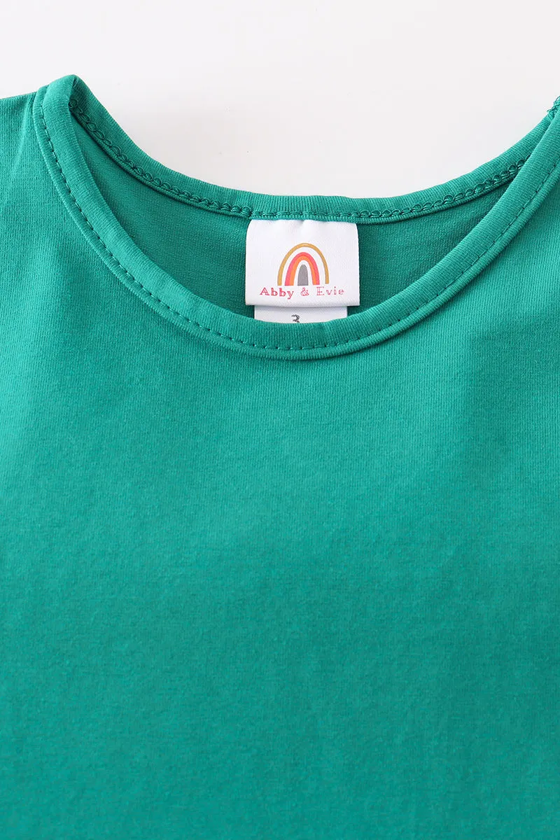 Teal Blank Basic Kids Teens Adult Tank Top