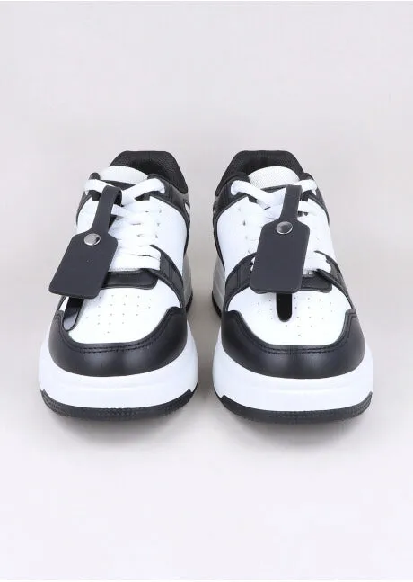 Tenis Retro Perforado Etiqueta