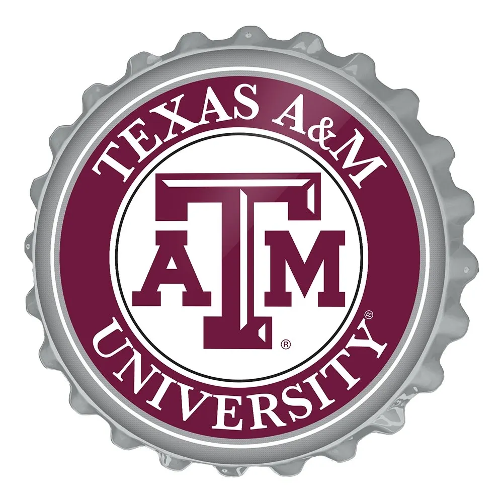 Texas A&M Aggies: Bottle Cap Wall Sign