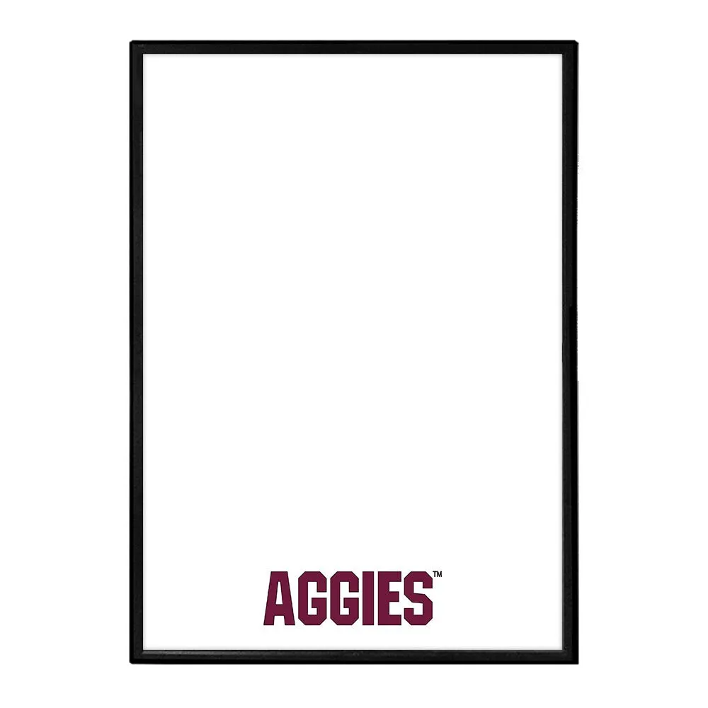 Texas A&M Aggies: Framed Dry Erase Board