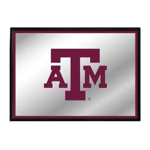 Texas A&M Aggies: Framed Mirrored Wall Sign