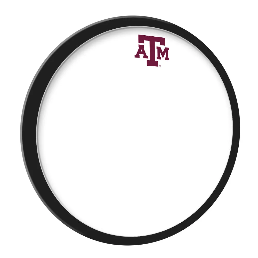 Texas A&M Aggies: Modern Disc Framed Dry Erase Board