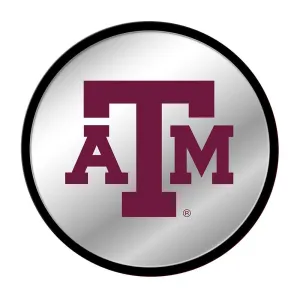 Texas A&M Aggies: Modern Disc Mirrored Wall Sign