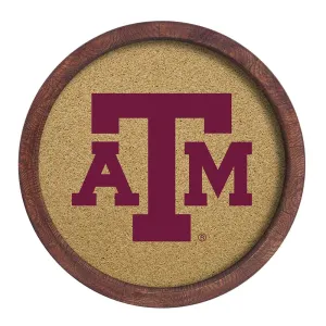 Texas A&M Aggies: "Faux" Barrel Framed Cork Board