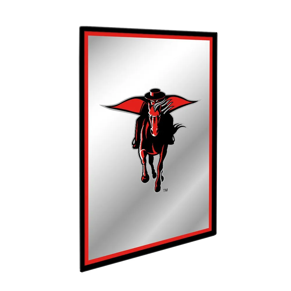Texas Tech Red Raiders: Mascot - Framed Mirrored Wall Sign