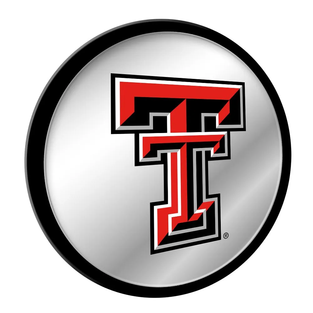 Texas Tech Red Raiders: Modern Disc Mirrored Wall Sign