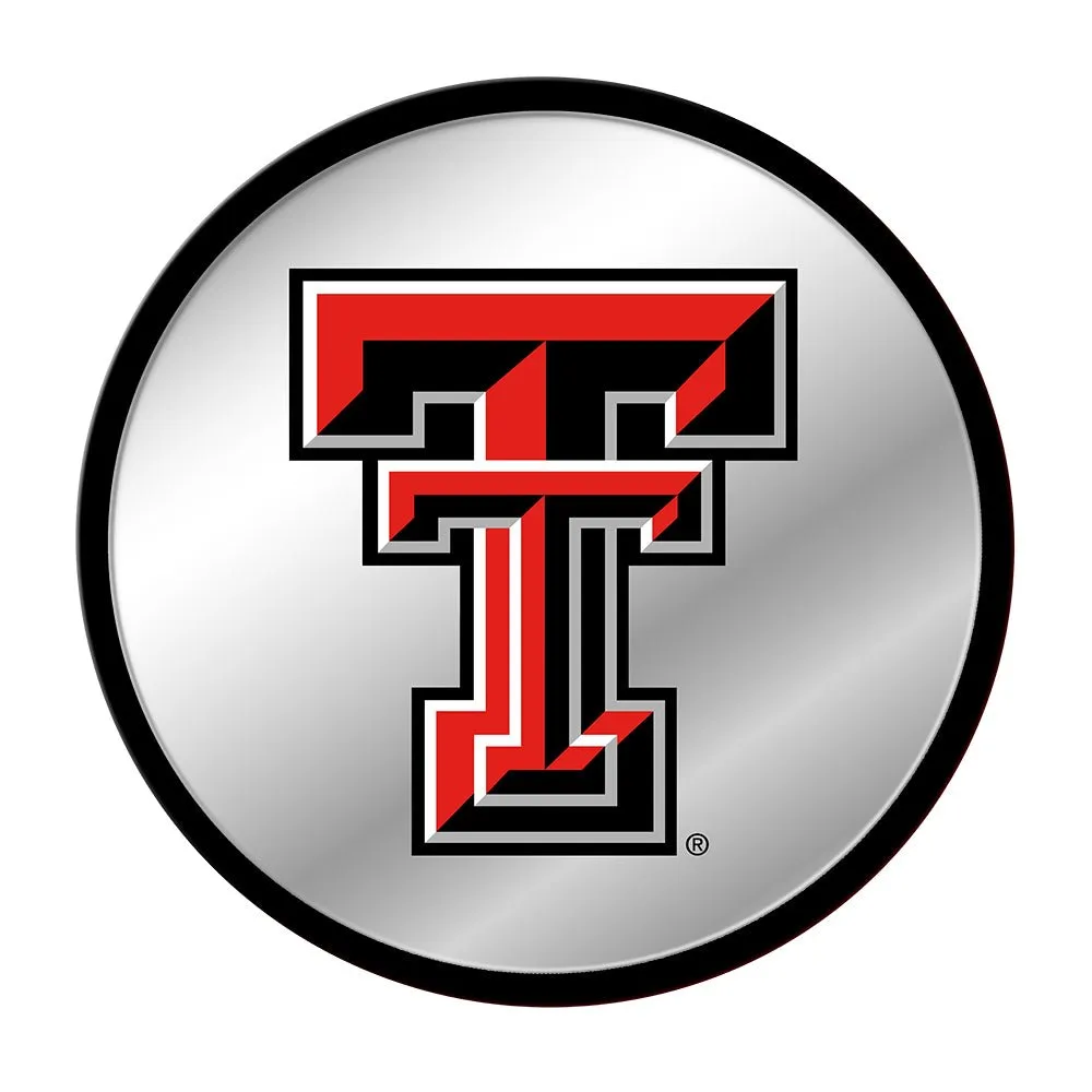 Texas Tech Red Raiders: Modern Disc Mirrored Wall Sign