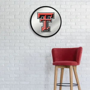 Texas Tech Red Raiders: Modern Disc Mirrored Wall Sign