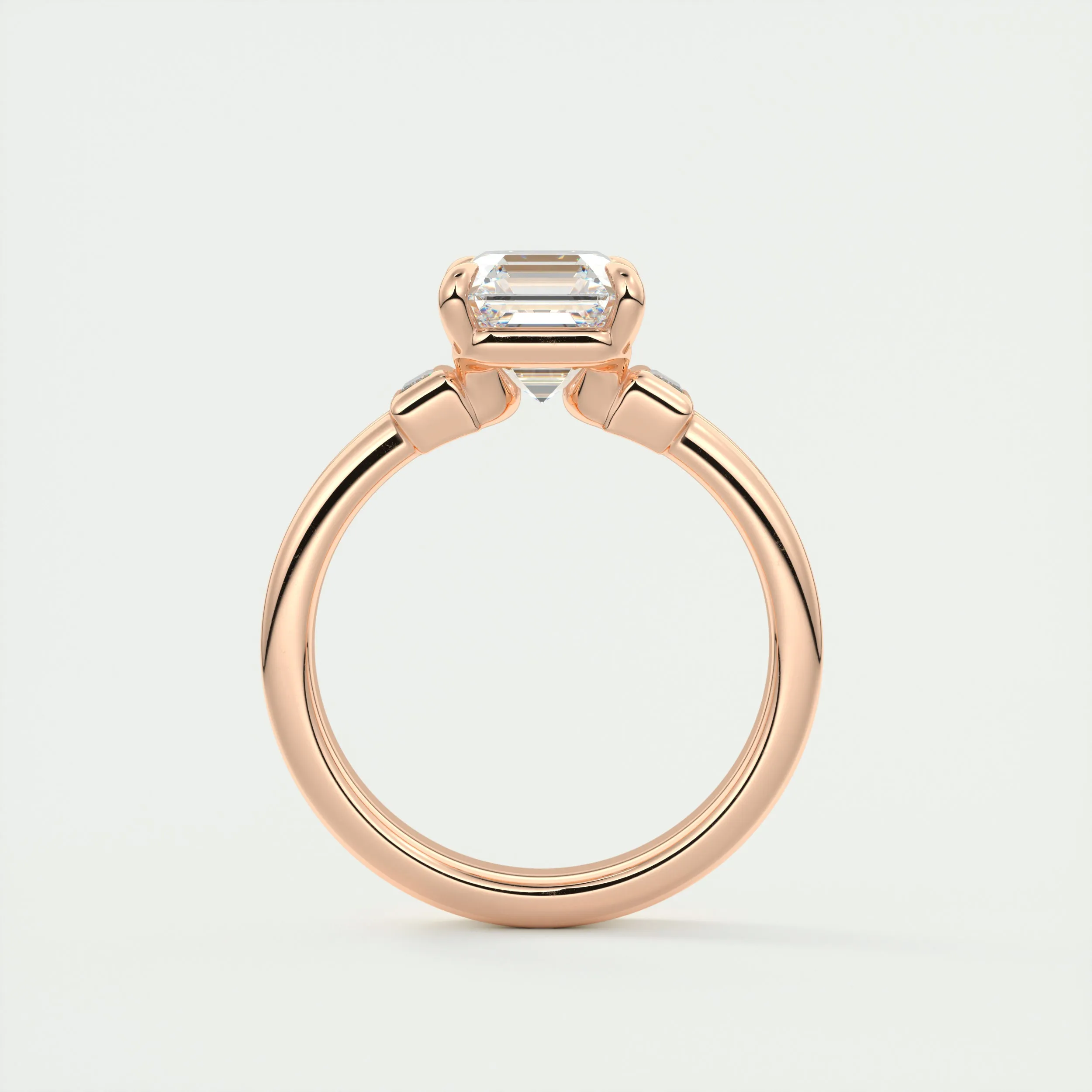 The Double Stack | Asscher & Baguettes