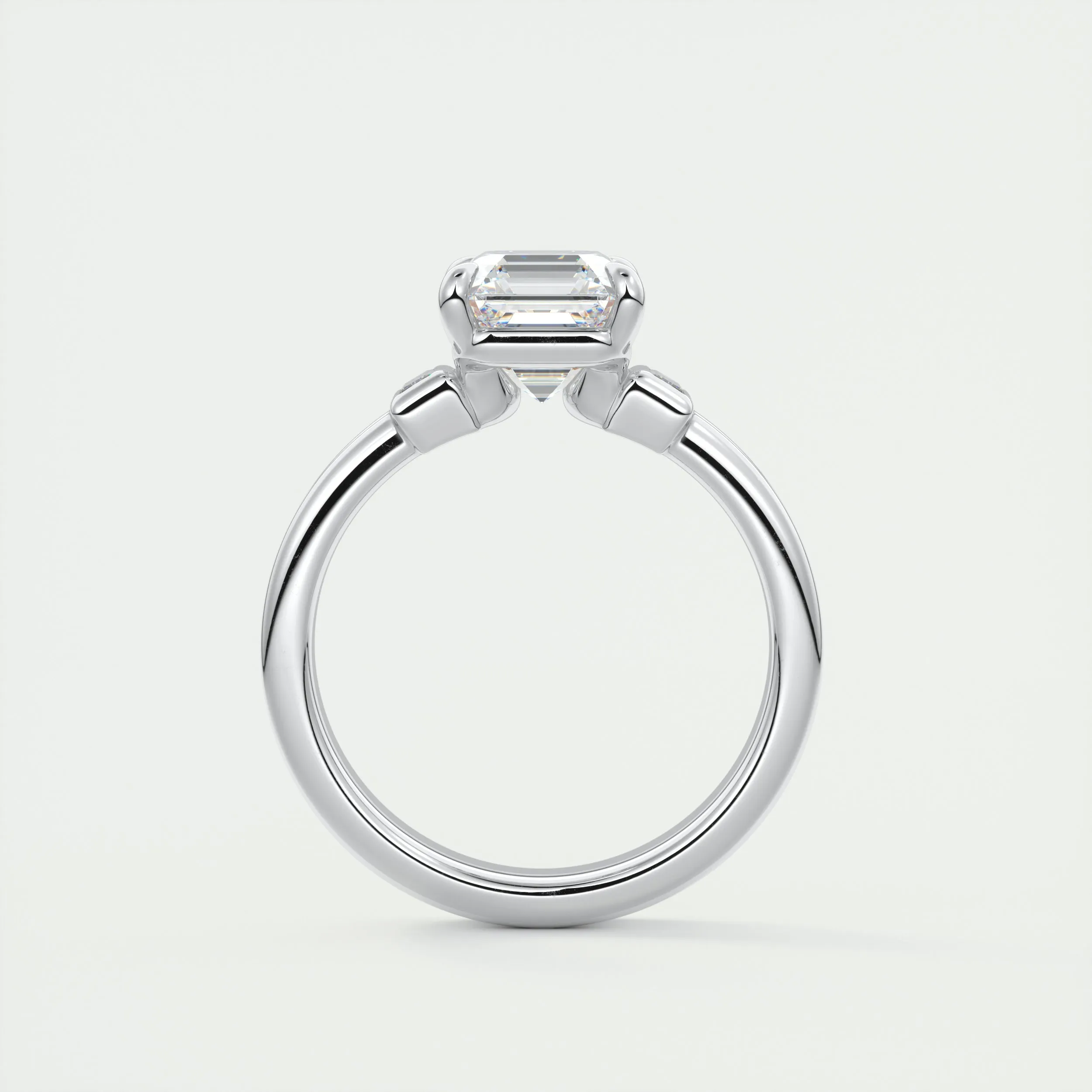 The Double Stack | Asscher & Baguettes