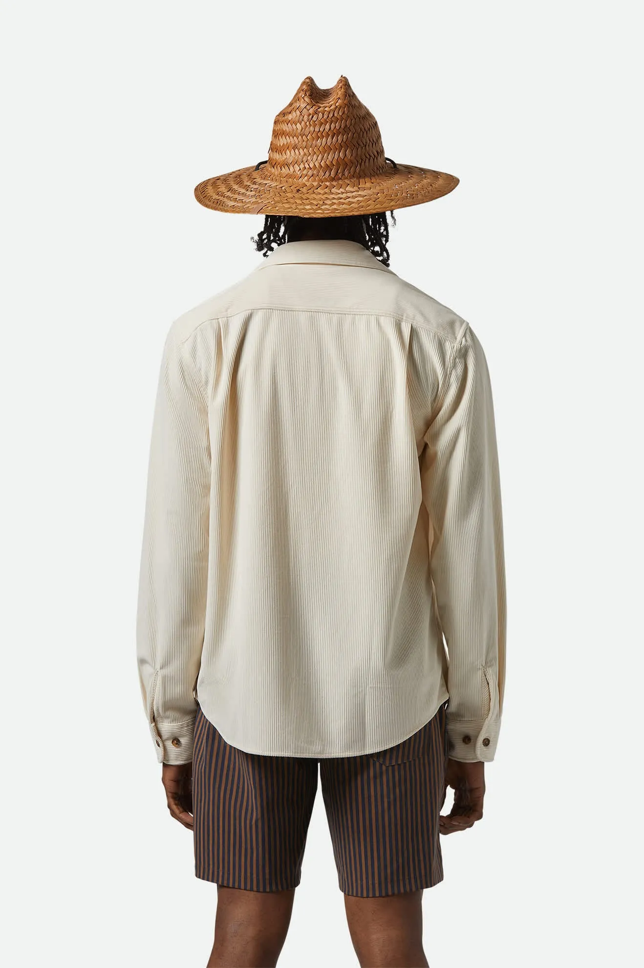 The Field Corduroy L/S Overshirt - Whitecap
