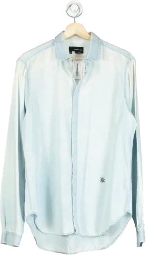 The Kooples Light Blue Denim Shirt UK L