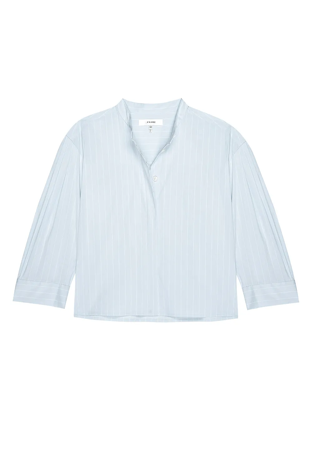 The Modern Puff Top in Light Chambray