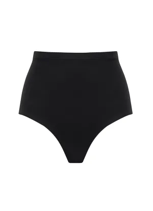 The Sculpting High Waist Brief (Regular) - True Black