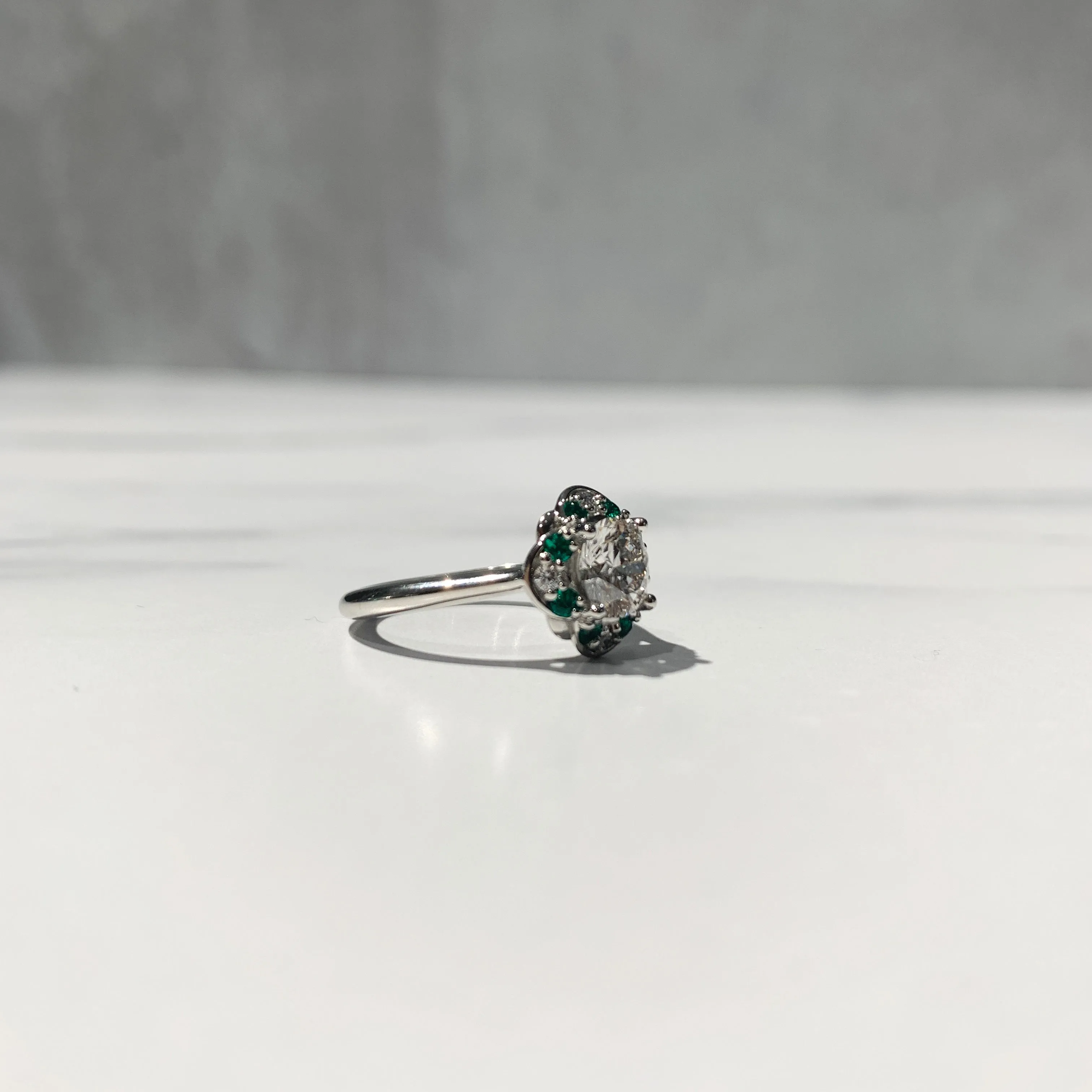 Thora Halo Engagement Ring (setting only)