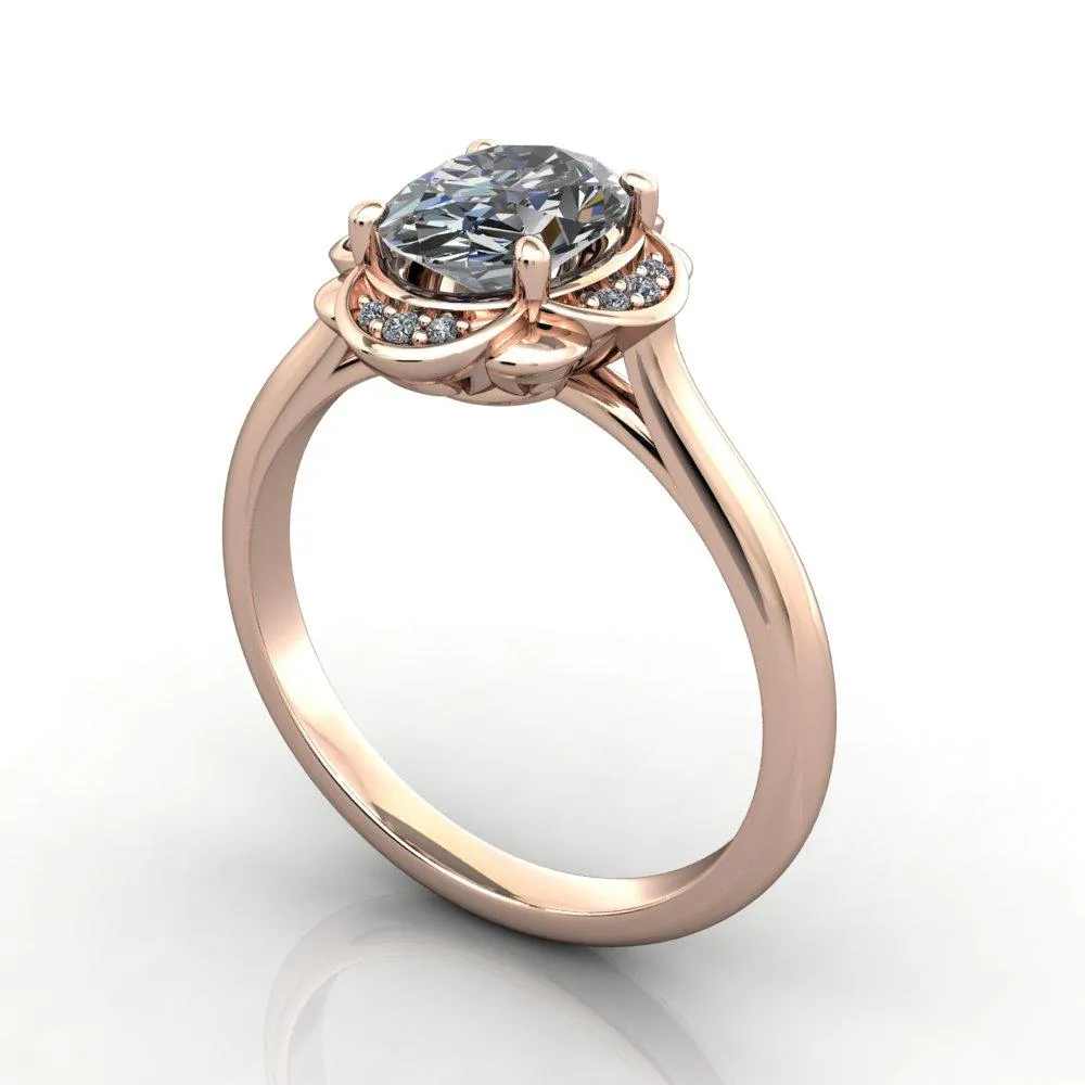 Thora Halo Engagement Ring (setting only)