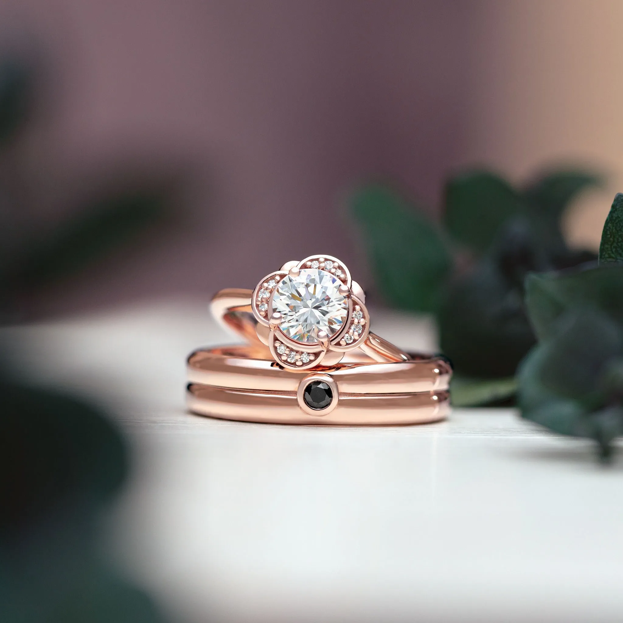 Thora Halo Engagement Ring (setting only)