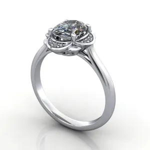 Thora Halo Engagement Ring (setting only)