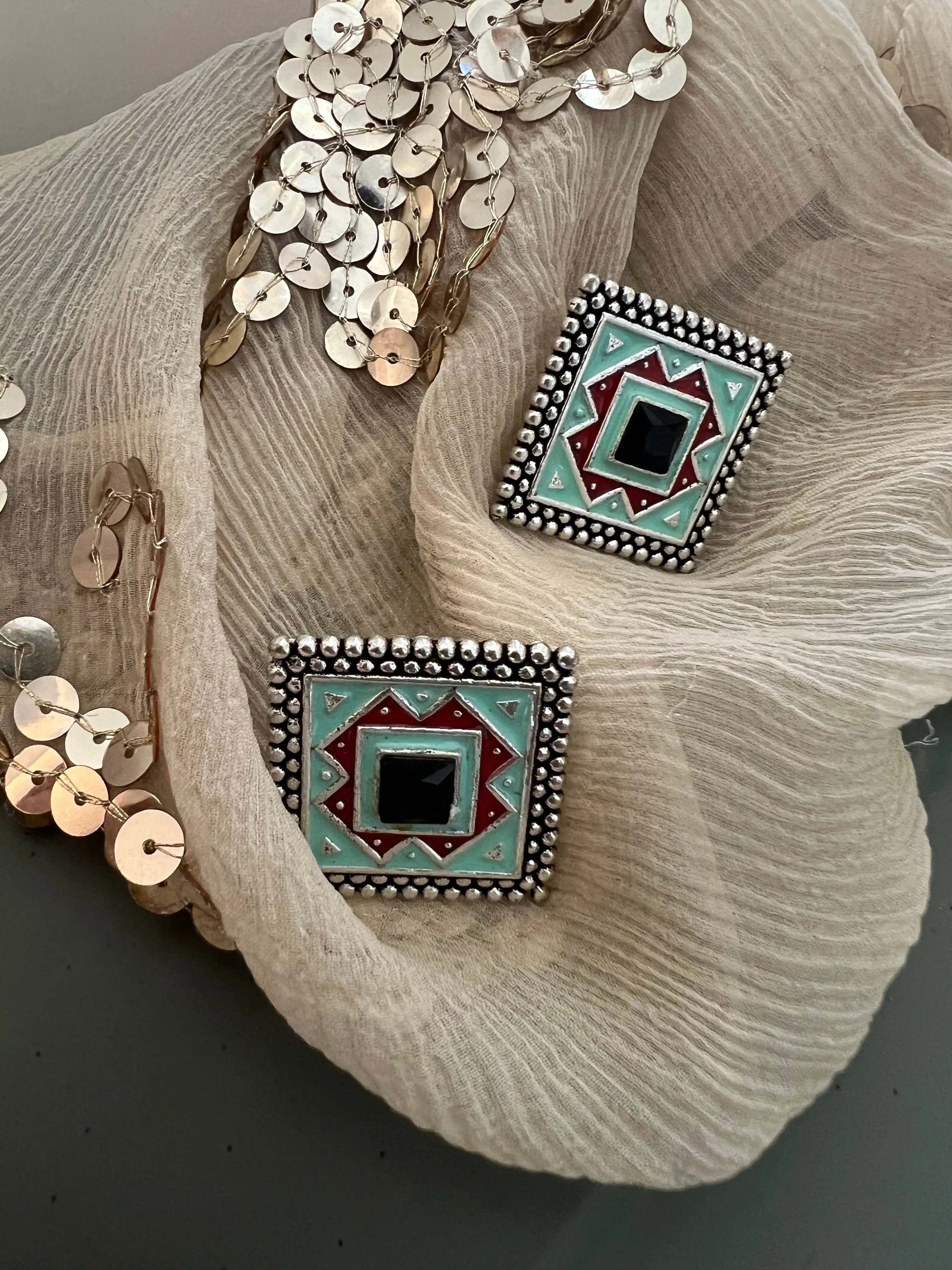 Timeless Vintage Stud Earrings | Bold Statement Jewelry