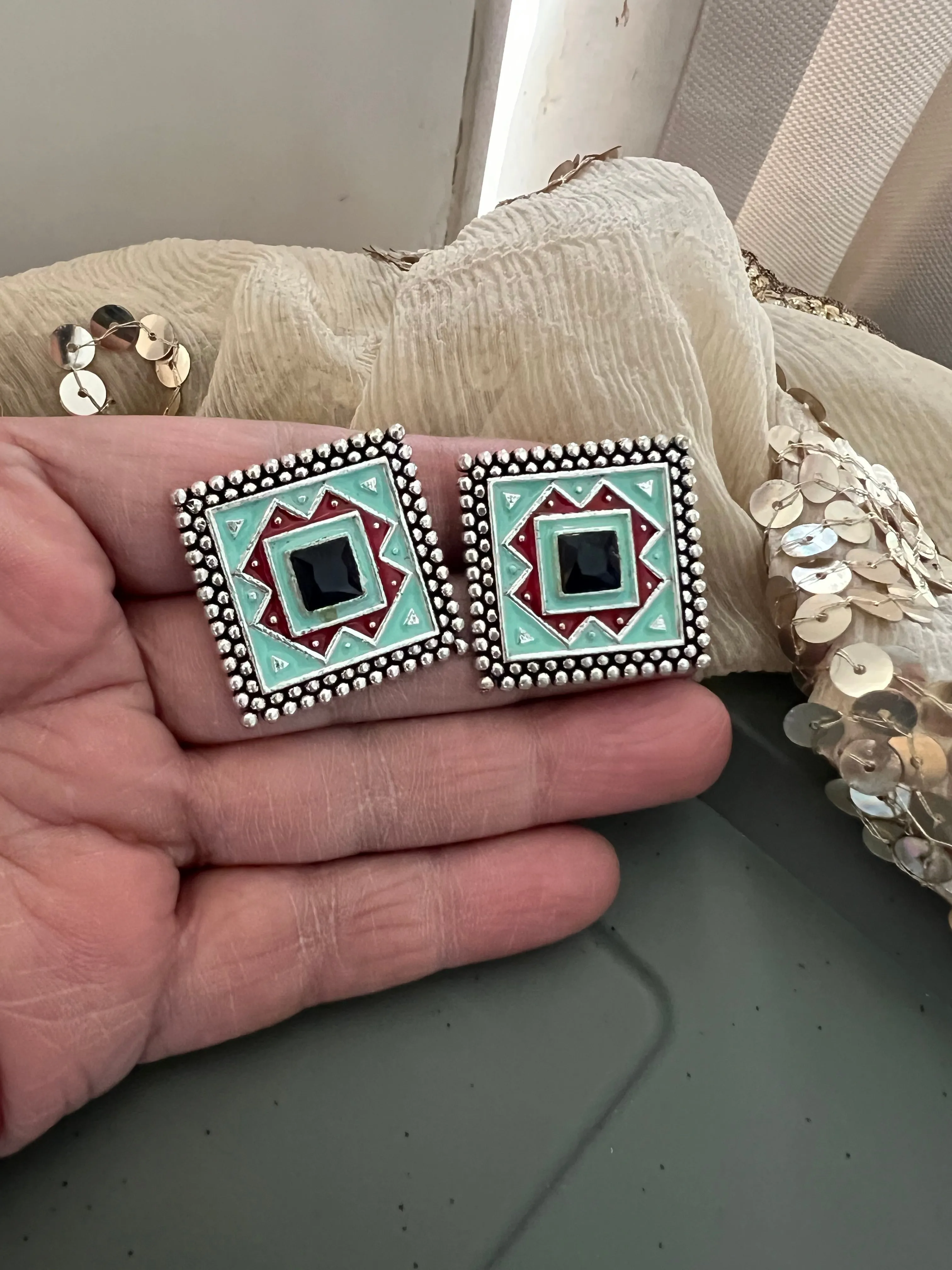 Timeless Vintage Stud Earrings | Bold Statement Jewelry