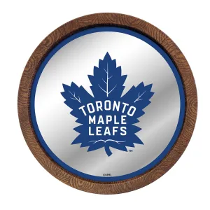 Toronto Maple Leafs: Mirrored Barrel Top Wall Sign