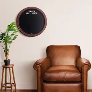 Toronto Maple Leafs: Secondary Logo - Barrel Top Chalkboard Sign