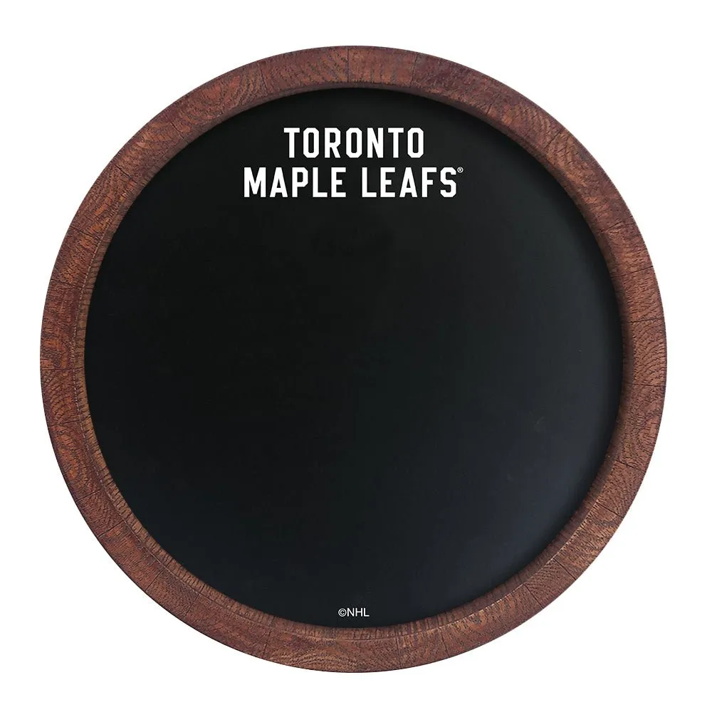Toronto Maple Leafs: Secondary Logo - Barrel Top Chalkboard Sign