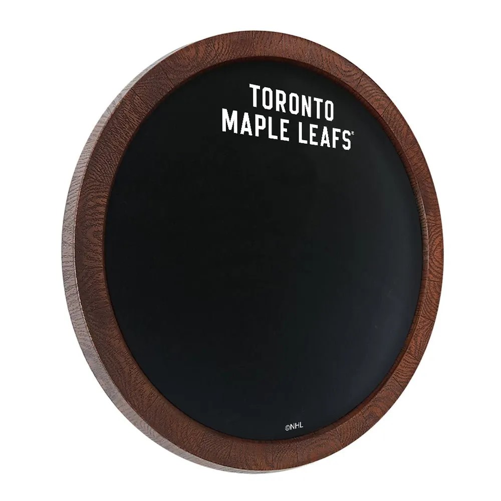 Toronto Maple Leafs: Secondary Logo - Barrel Top Chalkboard Sign