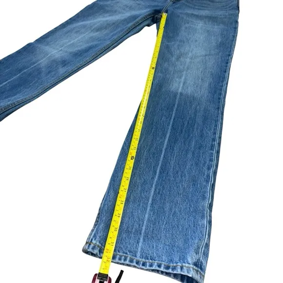 Tory Burch Straight Leg Rolled Hem Preppy Denim Women’s 29 Casual Cuffed Jeans