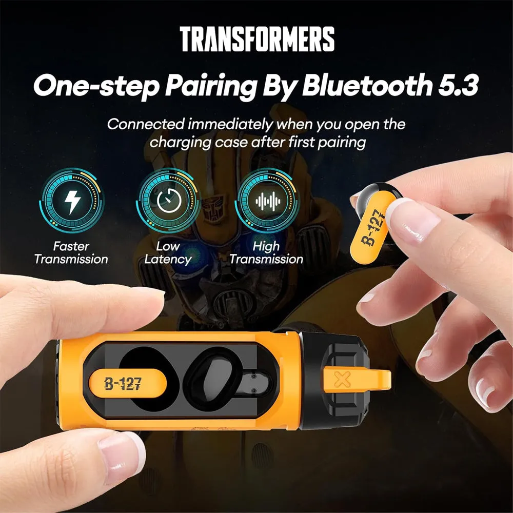 Transformers TF-T11 Low Latency Sports Earbuds - Black