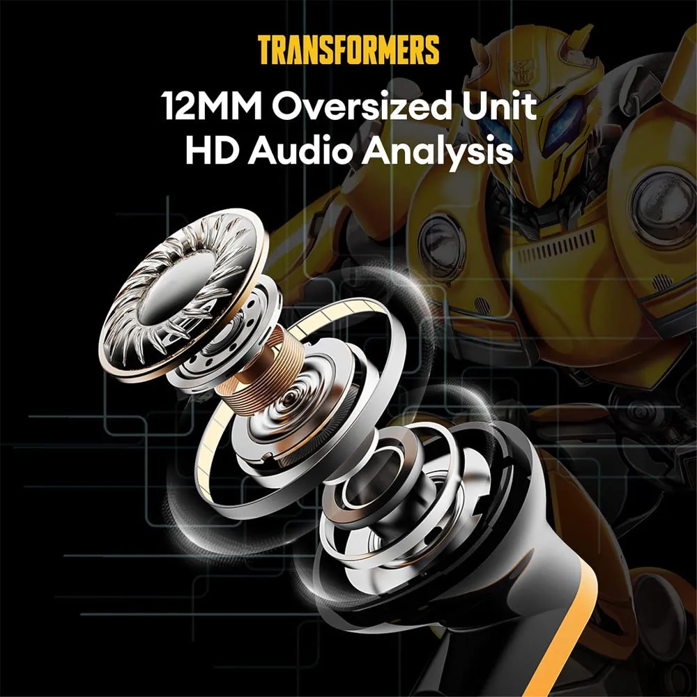 Transformers TF-T11 Low Latency Sports Earbuds - Black