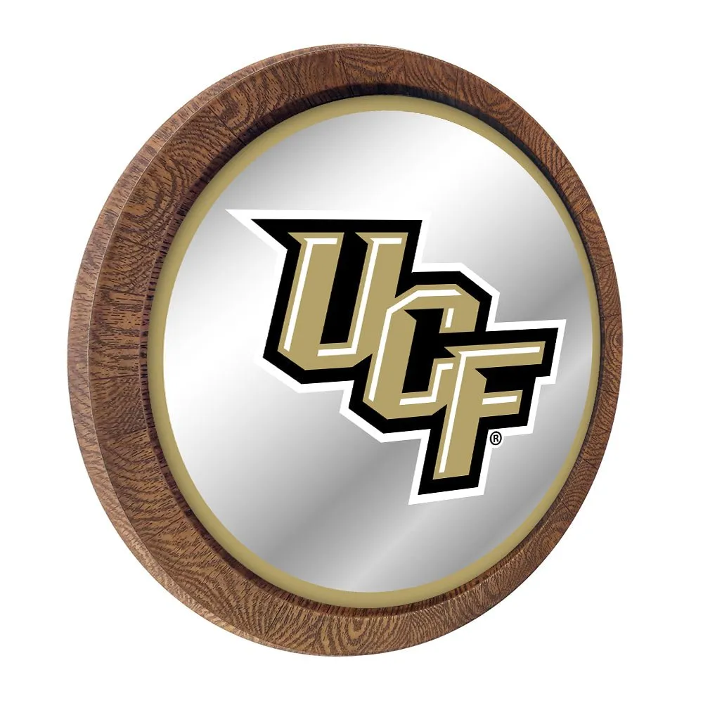 UCF Knights: Mirrored Barrel Top Mirrored Wall Sign