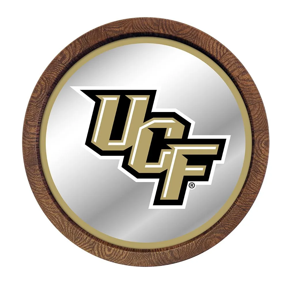 UCF Knights: Mirrored Barrel Top Mirrored Wall Sign