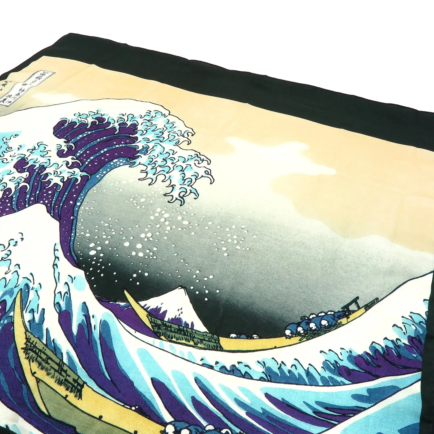 Ukiyo-e Japanese Art Silk Scarf - Hokusai Katsushika , Multicolor | 1000-1006