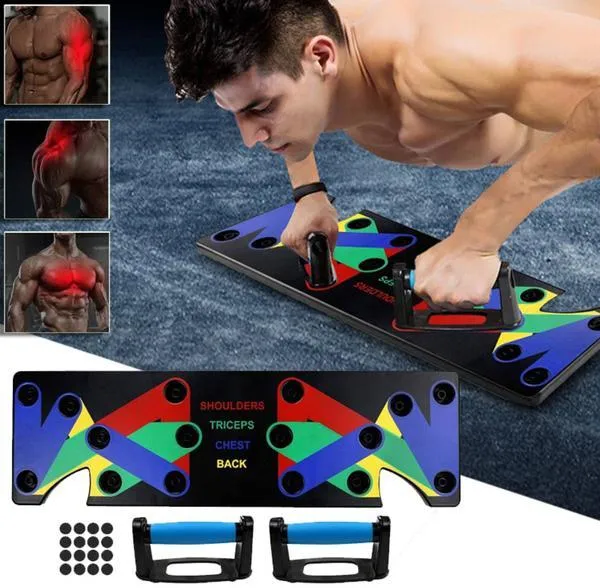Ultimate 9 in 1 Push up Board Home Workout Station