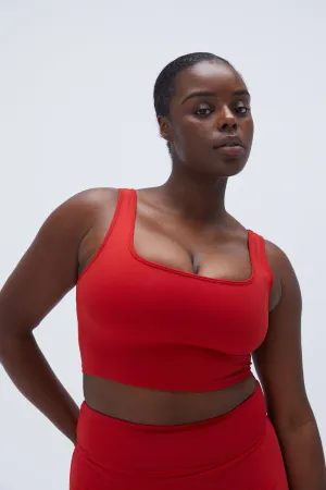 Ultimate Square Neck Bra - Classic Red