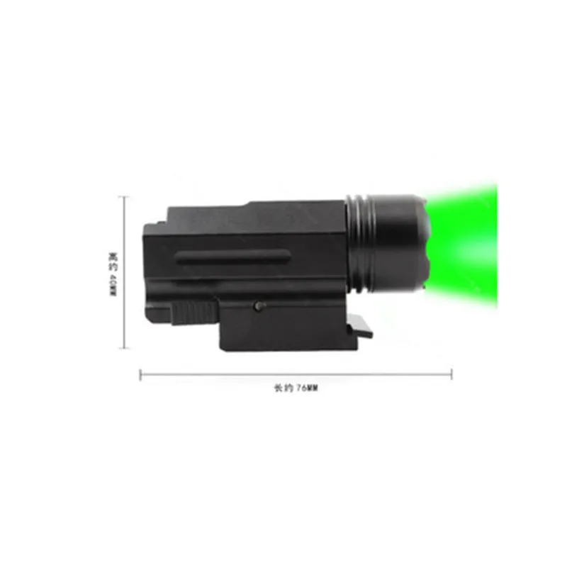 Under-hanging Strong Light Gun Flashlight, LED Green Laser Ultra-bright Long-range Trekking Accessories