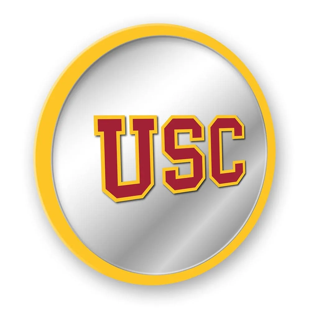 USC Trojans: Modern Disc Mirrored Wall Sign