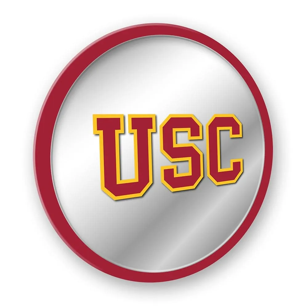 USC Trojans: Modern Disc Mirrored Wall Sign