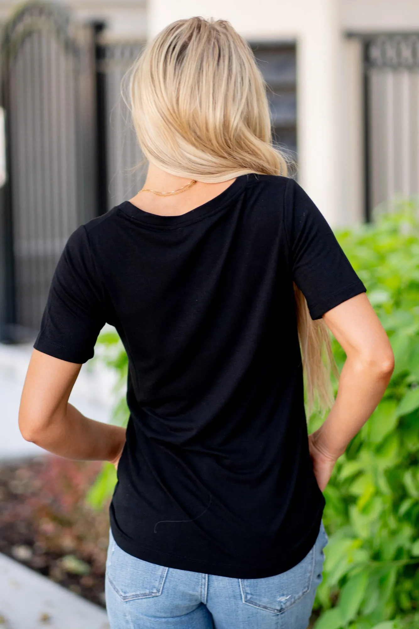 V-Neck Short Sleeve T-Shirt