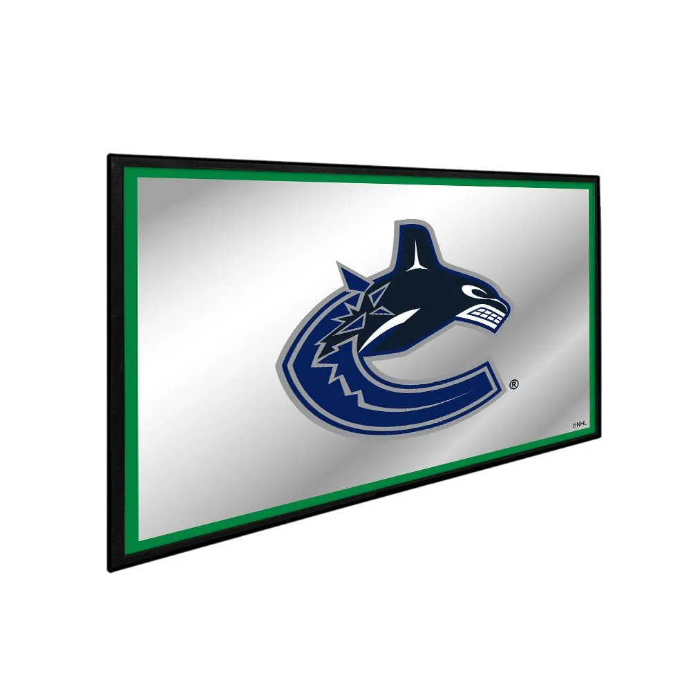 Vancouver Canucks: Framed Mirrored Wall Sign
