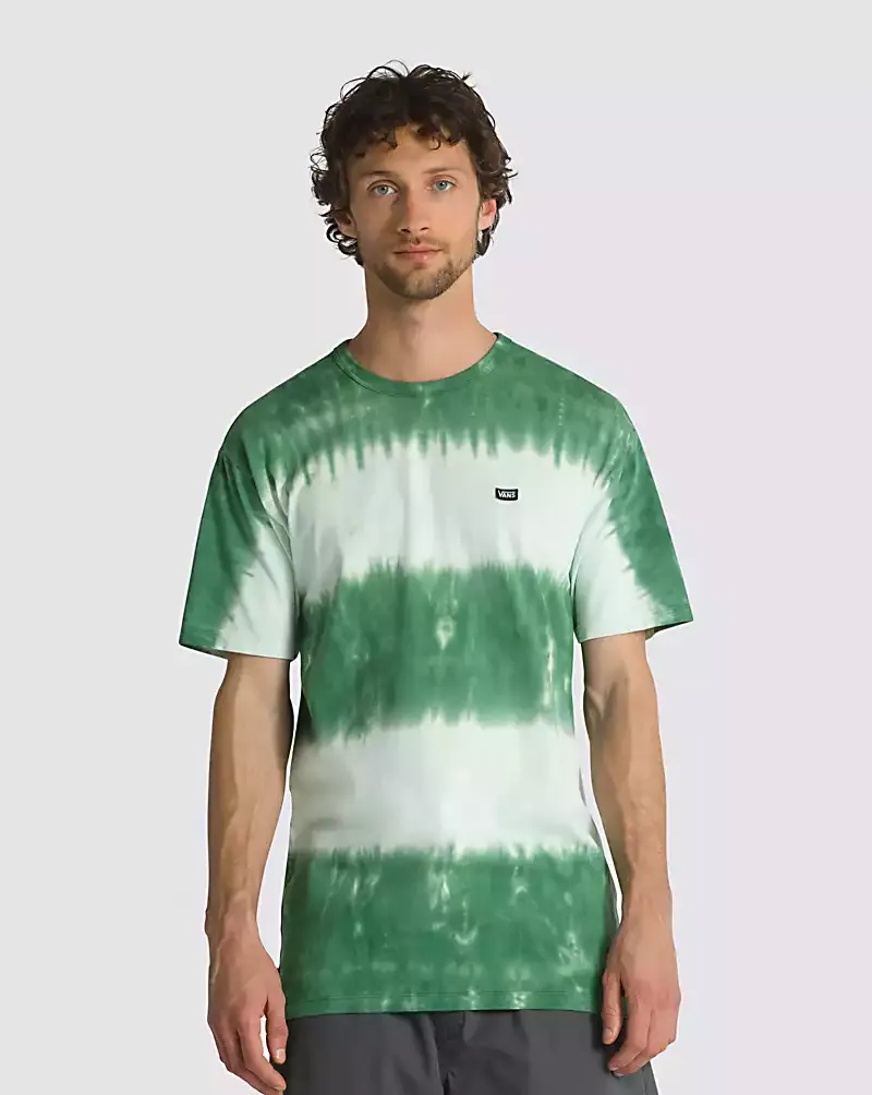 Vans Mens Off The Wall Stripe Tie Dye Short Sleeve Tee