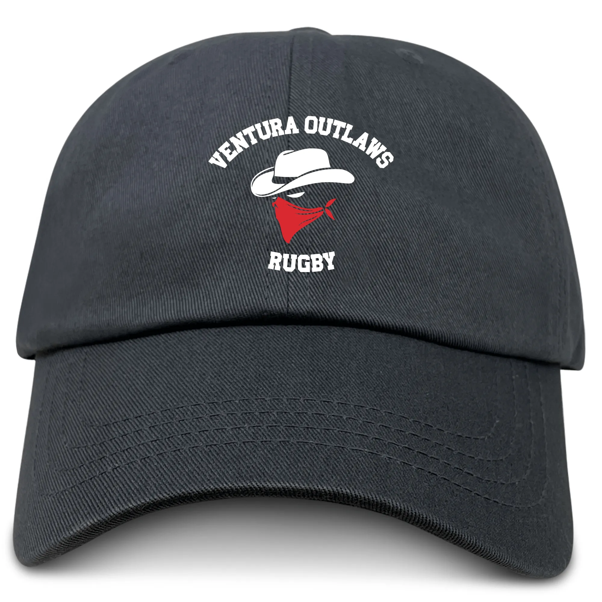 Ventura Outlaws Rugby Adult Low-Profile Cotton Twill Dad Cap