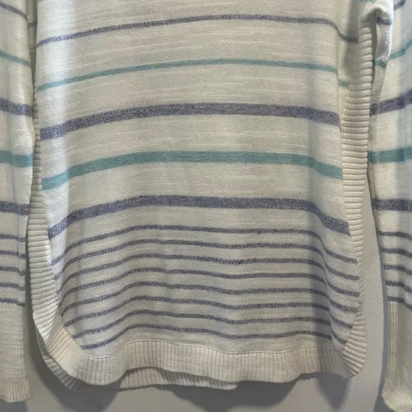 VINEYARD VINES  Stripe Relaxed Cotton Sweater