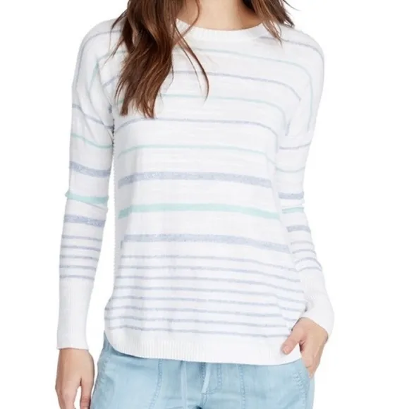 VINEYARD VINES  Stripe Relaxed Cotton Sweater