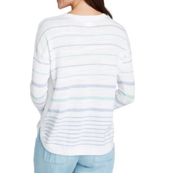 VINEYARD VINES  Stripe Relaxed Cotton Sweater