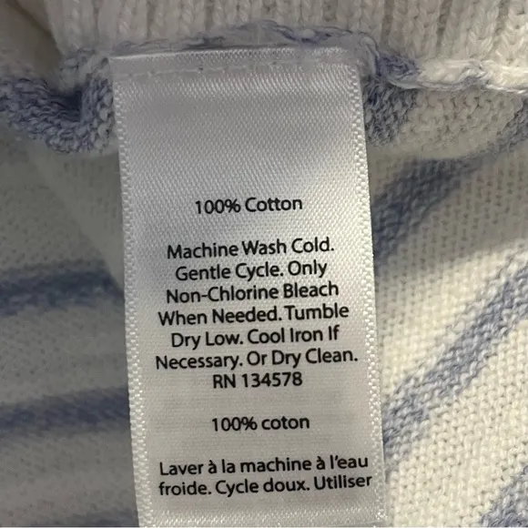 VINEYARD VINES  Stripe Relaxed Cotton Sweater