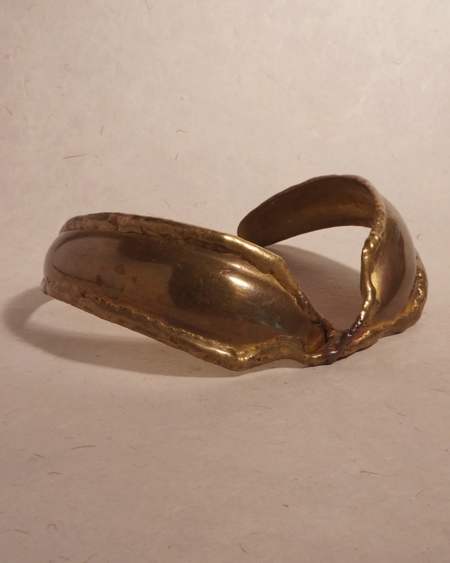 VINTAGE BRUTALIST BRONZE COLLAR