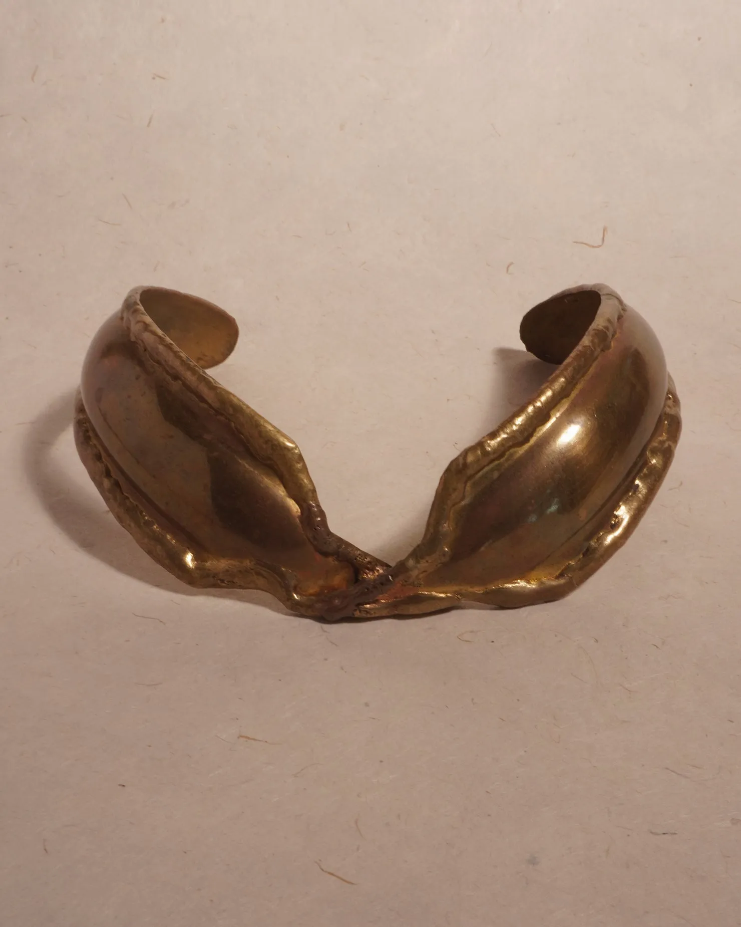 VINTAGE BRUTALIST BRONZE COLLAR